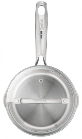 Ковш Tefal Duetto+ G7192255 d=16см (с крышкой) серебристый (2100113184)
