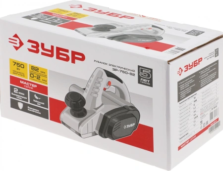 Рубанок Зубр ЗР-750-82 750Вт 82мм 16000об/мин