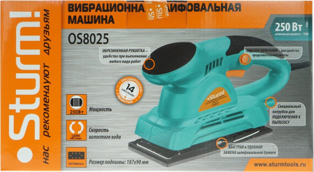 Вибро шлифовальная машина Sturm! OS8025 250Вт