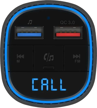 Автомобильный FM-модулятор Navitel BHF02 BASE черный MicroSD BT USB (BHF02_BASE)