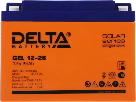 Батарея для ИБП Delta GEL 12-26 12В 26Ач