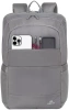 Рюкзак для ноутбука 17.3" Riva 8267 серый полиэстер
