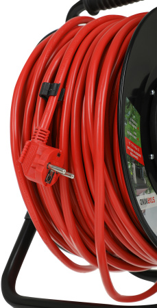 Удлинитель силовой Starwind ST-PSR4.30/G-20 3x2.0кв.мм 4розет. 30м ПВС 20A катушка оранжевый