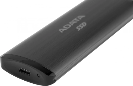Накопитель SSD A-Data USB-C 1Tb ASE760-1TU32G2-CTI SE760 1.8" серый