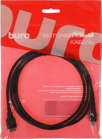 Кабель Buro USB Type-C (m) micro USB B (m) 1.5м (BU-TYPEC-MICROUSB3.0-1.5M)
