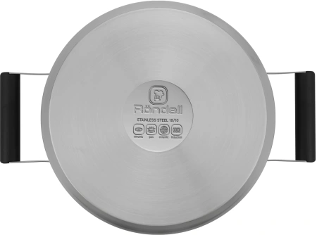 Кастрюля Rondell Bayoneta RDS-1807 3.1л. d=20см (с крышкой) стальной