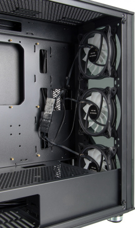 Корпус Formula V-LINE 7713 черный без БП ATX 3x120mm 6x140mm 2xUSB2.0 1xUSB3.0 audio bott PSU