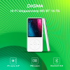 Плеер Hi-Fi Flash Digma M5 BT 16Gb белый/2.4"/FM/microSD/microSDHC/clip