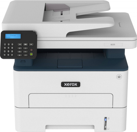 МФУ лазерный Xerox WorkCentre B225DNI (B225V_DNI) A4 Duplex Net WiFi белый/синий