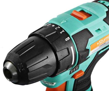 Дрель-шуруповерт Sturm! CD3514BL аккум. патрон:быстрозажимной (кейс в комплекте)