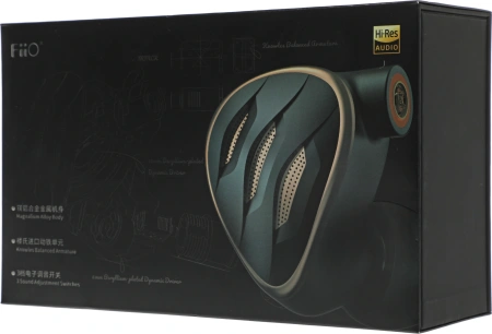 Наушники вкладыши Fiio FH5S 1.2м черный/медный проводные в ушной раковине (80001473)