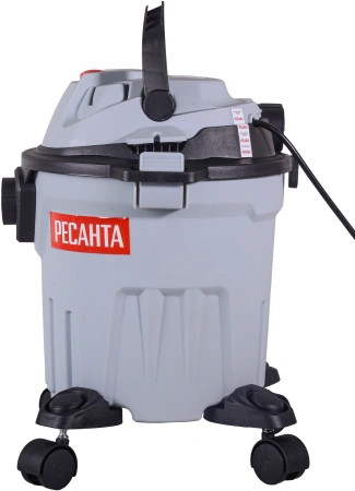 Строительный пылесос Ресанта ПС-1400-15 1400Вт (уборка: сухая) серый