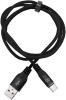 Кабель Digma DG-USBA-С-1M-27W USB (m)-USB Type-C (m) 1м черный