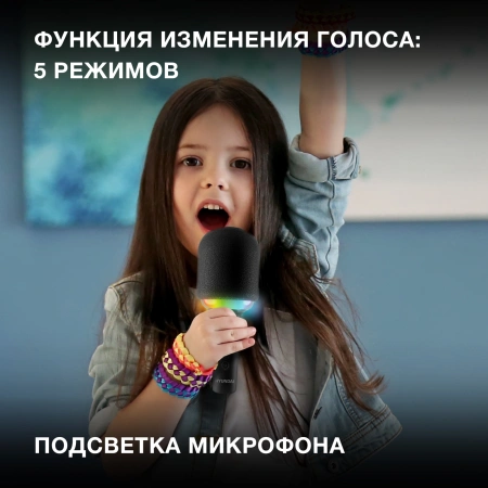 Микрофон беспроводной Hyundai H-MIC100 черный