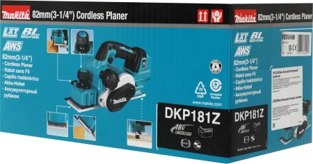 Рубанок Makita DKP181Z 82мм 12000об/мин