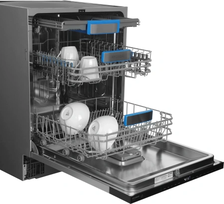 Посудомоечная машина встраив. Hyundai HBD 665 2100Вт полноразмерная нержавеющая сталь инвертер