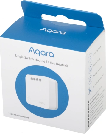 Умное реле Aqara T1 1канал. белый (SSM-U02)