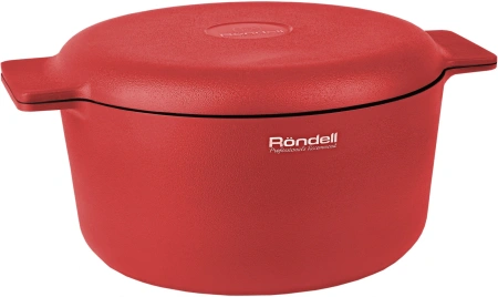 Кастрюля Rondell Red Edition RDA-1118 4.6л. d=24см (с крышкой) красный
