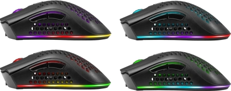 Мышь Defender Warlock GM-709L черный оптическая 2400dpi беспров. USB 7but (52709)
