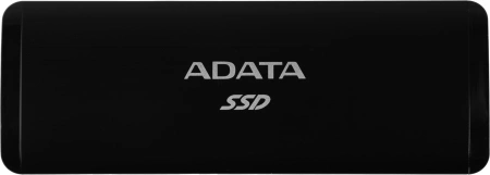 Накопитель SSD A-Data USB-C 512Gb ASE760-512GU32G2-CBK SE760 1.8" черный