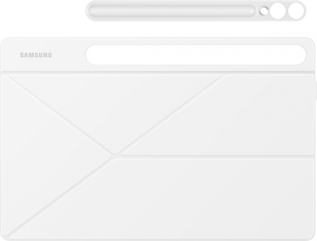Чехол Samsung для Samsung Galaxy Tab S9+/S9 FE+/S10+ Smart Book Cover поликарбонат/полиуретан белый (EF-BX810PWEGRU)