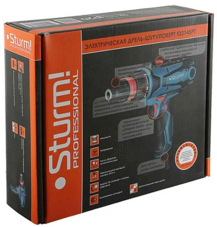 Шуруповерт Sturm! ID2145PT 450Вт патрон:быстрозажимной
