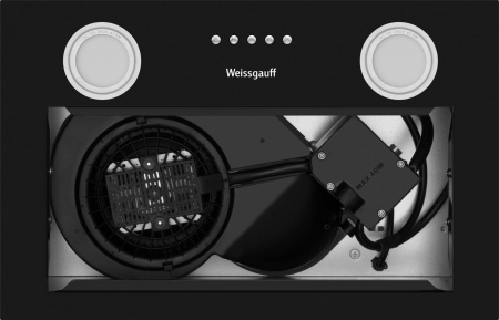 Вытяжка встраиваемая Weissgauff Box 456 Black черный управление: кнопочное (1 мотор)