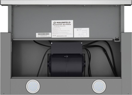 Вытяжка встраиваемая Maunfeld VS Fast 60 нержавеющая сталь управление: кулисные переключатели (1 мотор)