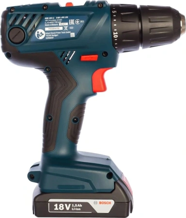 Дрель-шуруповерт Bosch GSR 180 LI аккум. патрон:быстрозажимной (кейс в комплекте) (06019F8109)