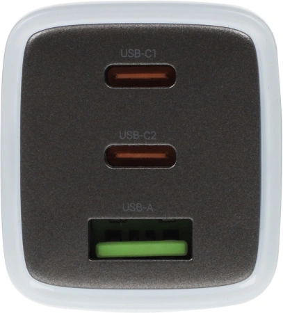 Сетевое зар./устр. Hoco N49 Glorious 65W 3A (PD+QC+AFC) USB/2xUSB Type-C универсальное синий (35479)