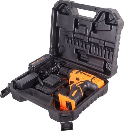 Дрель-шуруповерт Вихрь ДА-14Л-2KА аккум. патрон:быстрозажимной (кейс в комплекте) (72/14/20)