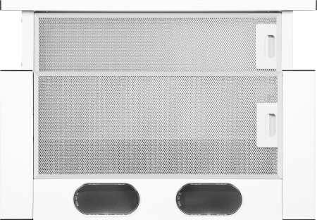 Вытяжка встраиваемая Weissgauff TEL 600 EW белый управление: кнопочное (1 мотор)