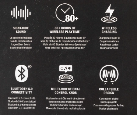 Гарнитура накладные Marshall Major IV черный беспроводные bluetooth (1005773)