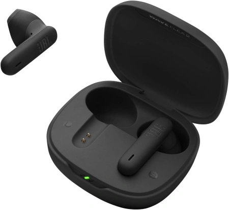 Гарнитура вкладыши JBL Wave Flex 2 черный беспроводные bluetooth в ушной раковине (JBLWFLEX2BLK)