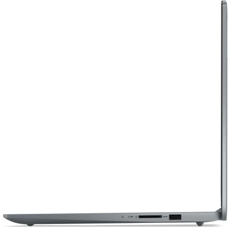 Ноутбук Lenovo IdeaPad Slim 3 15IRU8 Core i3 1305U 8Gb SSD256Gb Intel UHD Graphics 15.6" TN FHD (1920x1080) noOS grey WiFi BT Cam (82X700BWPS)