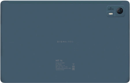 Планшет Digma Pro Pro HIT 14 T606 8C/4Gb/128Gb 10.4" IPS 2000x1200/3G/4G/And13/синий/BT/GPS/13Mpix/5