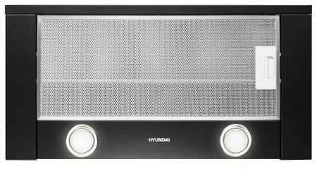 Вытяжка встраиваемая Hyundai HBH 6232 BK черный управление: кулисные переключатели (1 мотор)