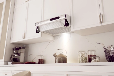 Вытяжка козырьковая Elikor Europa 60П-290-П3Л белый управление: ползунковое (1 мотор)