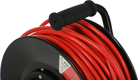 Удлинитель силовой Starwind ST-PSR4.40/G-16 3x2.0кв.мм 4розет. 40м ПВС 16A катушка оранжевый