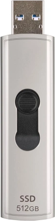 Накопитель SSD Transcend USB 3.1 512GB TS512GESD320A ESD320A 1.8" серый