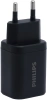 Сетевое зар./устр. Philips DLP5331 30W 1.5A (PD) USB/USB Type-C универсальное черный (DLP5331CB/74)