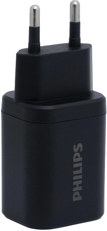 Сетевое зар./устр. Philips DLP5331 30W 1.5A (PD) USB/USB Type-C универсальное черный (DLP5331CB/74)