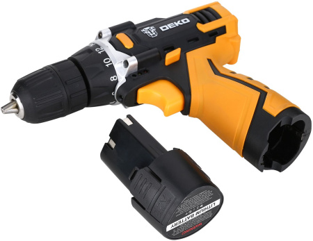 Дрель-шуруповерт Deko DKCD12FU-Li аккум. патрон:быстрозажимной (063-4100)