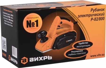 Рубанок Вихрь Р-82/800 800Вт 82мм 16000об/мин