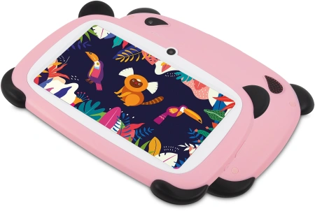 Планшет Digma Kids A7 SC9863A (1.6) 8C RAM2Gb ROM32Gb 7" IPS 1024x600 4G 1Sim Android 11.0 Go розовый 2Mpix 0.3Mpix BT WiFi microSD 128Gb 2800mAh