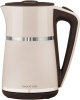 Чайник Galaxy Line GL 0339 1.7л. 2200Вт бежевый (металл/пластик)