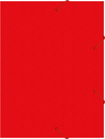 Папка-короб на резинке Бюрократ -BA40/07RED пластик 0.7мм корешок 40мм A4 красный