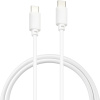 Кабель Buro PD15W USB Type-C (m)-USB Type-C (m) 1м белый