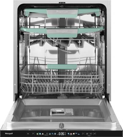 Посудомоечная машина встраив. Weissgauff BDW 6140 Real Touch DC Inverter Timer Floor полноразмерная инвертер