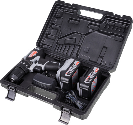 Дрель-шуруповерт Интерскол ДАУ-13/18ВК аккум. патрон:быстрозажимной (кейс в комплекте) (573.1.2.70)